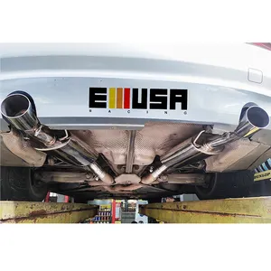 High Performance Exhaust Muffler with Tips B*MW E90 E92 E93 335is N54 N55 07-13