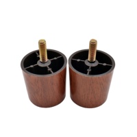 Accessoires de meubles en plastique OEM - Pieds de canapé en PP imitation bois, adaptés aux armoires de chevet d'hôtel et aux meubles à pieds de canapé
