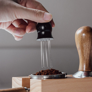 Distributeur de poudre de café L-BEANS, aiguille magnétique, alliage d'aluminium, acier inoxydable, pour usage barista espresso - Product Image 1