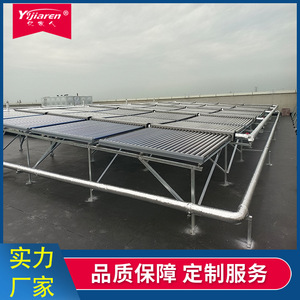 Chauffe-eau solaire à tubes évacués 58x1800x50mm, boîtier en aluminium, thermosiphon passif, usage domestique, économie d'énergie - Product Image 2