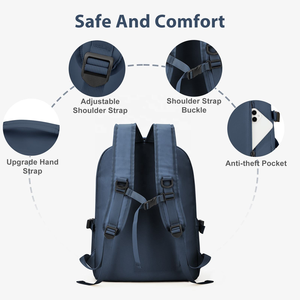 <b>College</b> Style Fashion Computer <b>Bag</b> Middle School Students <b>Bag</b> Large Capacity Men and Women Korean Style Travel Backpack - Product Image 1