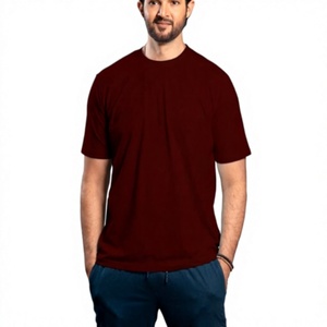 Bangladesh Manufactured Wholesale Direct Factory First Class Quality Custom Logo 180 GSM Solid 100% Cotton Summer Men's T-Shirt - Product Image 3