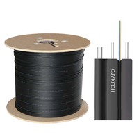 Cable de Fibra Óptica FTTH GJYXFCH de 1/2 Núcleo G652D |   Cable de Fibra Óptica LSZH Ignífugo para Interiores y Exteriores