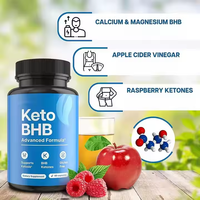 Bon service Capsule de qualité supérieure pour brûler les graisses KETO BHB Capsule de supplément de cétone KETO BHB