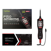 Probador de Circuitos Topdiag P150 12V, Detector de Voltaje Digital sin Contacto, Multímetro, Herramienta de Diagnóstico de Fallas Eléctricas en Automóviles
