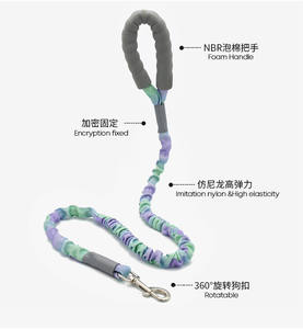 Correa de perro retráctil de color degradado, correa de cuerda al ras a prueba de explosiones de alta elasticidad para todos los perros - Product Image 2