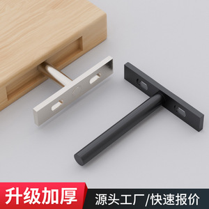 Soporte de estantería en forma de T, soporte oculto de acero laminado en frío, diseño moderno y sencillo, duradero, para uso general - Product Image 2