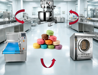 Machines à fabriquer des macarons à économie d'énergie, équipement de fabrication de macarons à vendre