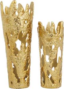 Vase à fleurs en aluminium élégant et robuste avec revêtement brillant pour exposer des fleurs fraîches et artificielles disponibles au prix de gros - Product Image 5