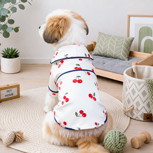 PETCIRCLE Pijamas de Primavera/Verano para Perros y Gatos, Antideslizantes, con Diseño de Cerezas - Product Image 4