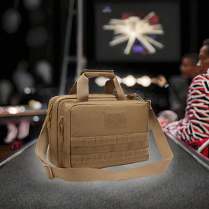 Sac à bandoulière tactique d'extérieur, fermeture éclair, imperméable, polyester perlé, Molle, compartiment pour ordinateur portable, documents, trousse de premiers soins, sac à main - Product Image 3