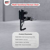 Banc de musculation pliable et réglable avec cadre en acier allié, gain de place, banc de développement des ischio-jambiers