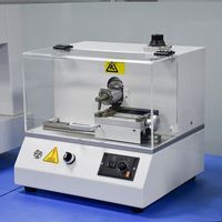 Máquina de corte de muestras eléctrica con control de velocidad y profundidad ajustables para ensayos de impacto y prueba de corte por muesca