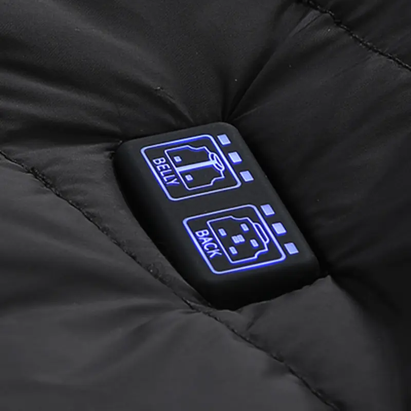 Gilet chauffant à batterie unisexe pour l'hiver, vestes chauffantes rechargeables pour hommes et femmes