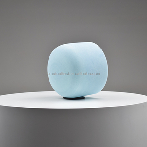 Cuencos Cantores de cuarzo de <span class=keywords><strong>cristal</strong></span> <span class=keywords><strong>aguamarina</strong></span> Alchemy 432Hz terapia de sonido de tono perfecto 99.99% curación de sonido de crisol de cuarzo puro - Product Image 5
