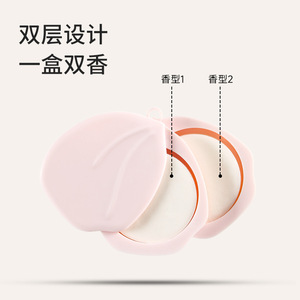 Feuilles de savon parfumées portables double couche, savon pour les mains sans eau, rose, format solide, SPF30, lavage des mains jetable - Product Image 2