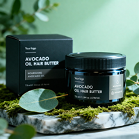 Produsen Label Putih Minyak Alpukat Profesional Premium Alami Lembut Efektif Canggih Harian Kaya Murni Segar Salon Hair Butter
