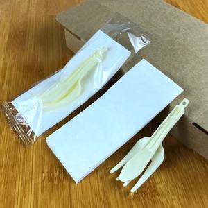 เครื่องใช้บนโต๊ะอาหารพลาสติกแบบพับได้ส้อมสำหรับรับประทานอาหารเกรด PP ใช้รับประทานอาหาร L148mm รับประทานอาหาร - Product Image 6