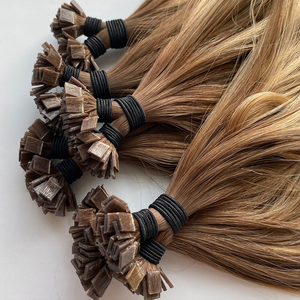 Extensiones de cabello con diseño de logotipo gratuito, nuevo diseño saludable y suave, extensiones de cabello con punta, cabello humano - Product Image 4