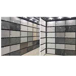 800x800mm Kết cấu đá cẩm thạch gạch sứ cho sàn màu trắng xám gỗ nội thất gạch sứ sàn chống trượt lát nóng - Product Image 4