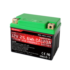Powersports Snowmobile Accessories 12V CCA70 2Ah 12.8V Battery , Lead-<b>free</b> Light <b>Weight</b> for Cranking Motorcycle AMX12-LFPS02 Sno - Product Image 5