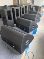Moniteur de scène passif FS560 double 12 pouces en forme de cale pour concerts en direct, sonorisation professionnelle et églises