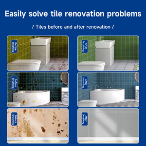 Kit de acabado de pintura de azulejos y bañera de acrílico blanco Recubrimiento a base de agua fácil de usar <span class=keywords><strong>para</strong></span> la comodidad del fregadero de baño y cocina - Product Image 2