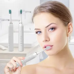 Intelligent SONIC Electric Toothbrush With 2 Replacement Toothbrush Heads Rechargeable Electronic Toothbrush For Adult