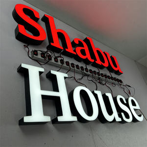 ป้ายไฟ LED ตัวอักษรขนาดใหญ่แบบตั้งพื้น ราคาประหยัด ป้ายตัวอักษรแบบช่อง ป้ายตัวอักษร 3 มิติ - Product Image 4