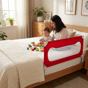 <span class=keywords><strong>Barrière</strong></span> de <span class=keywords><strong>lit</strong></span> pliable facile pour la sécurité des enfants, <span class=keywords><strong>barrière</strong></span> latérale de <span class=keywords><strong>lit</strong></span> pour <span class=keywords><strong>bébé</strong></span>, <span class=keywords><strong>barrière</strong></span> de <span class=keywords><strong>lit</strong></span> pour enfants rouge - Product Image 1