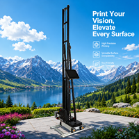 Nouvelle machine d'impression murale verticale UV à jet d'encre 3D Winpint pour décorations murales intérieures et extérieures, signalétique et arrière-plans commerciaux 3200U1