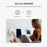 Interrupteur sans fil Sonoff Zigbee, bouton intelligent SNZB-01P pour la domotique, contrôleur de scène à distance, application EWeLink, Alexa, Home Assistant