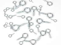 Acier inoxydable 316 petites vis à œil vis à hameçon autotaraudeuses en laiton 1mm de longueur système de mesure métrique en pouces norme Din