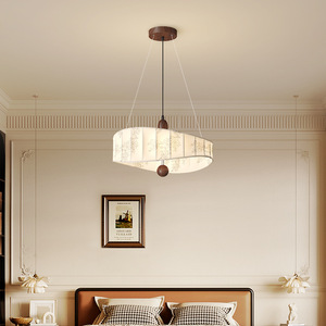 Song Dynasty Aesthetic Chandelier 50cm Round Multi Head <b>Led</b> <b>Lighting</b> For Dining Room Bedroom Study Hotel - Product Image 3