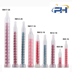 10 Uds. Puntas de mezcla de epoxi de 2 partes serie RSRM puntas de mezclador dinámico adhesivo epoxi boquilla mezcladora dinámica tubo de mezcla de plástico - Product Image 2