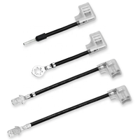 6.3mm Fixation Rapide Ressort Femelle Terminal 250 Drapeau Bêche Plug 16-22AWG Fil pour AC Contacteur Câble Harnais