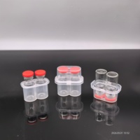 Boîte de stockage stérile personnalisée en gros pour vaccins, 3 ml, 2 pièces, support en plastique pour petits flacons, adapté aux petits flacons de