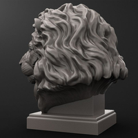 JSADD Service d'Impression 3D Métal Personnalisé, Statue de Lion en Acier Inoxydable SLM, Imprimantes 3D en Alliage d'Aluminium, Impression 3D Métal Titane