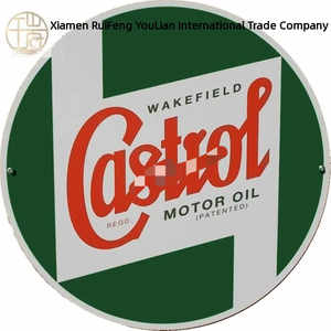 Classic Round 400x400mm Sheet Metal Advertising <b>Plaque</b> New Original Ready Stock Industrial Automation Pac Dedicated Plc - Product Image 1