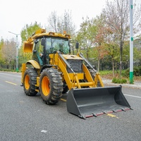 Diskon roda penggali Backhoe mesin kustom merek Top 4x4 pencetak Backhoe baru