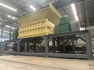 Broyeur de déchets industriels, broyeur de bouteilles en plastique et en <span class=keywords><strong>verre</strong></span>, broyeur à double arbre, broyeur de déchets de plastique et de tissus, broyeur de recyclage - Product Image 2