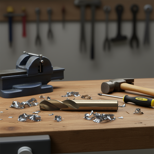 Foret hélicoïdal HSS 23,5 mm, longueur 146 mm, pour percer le métal, le bois et le plastique - Product Image 3