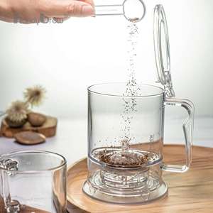 Infusor de Té de Primera Calidad con Base Ancha Transparente para Infusión Directa, Ideal para Tiendas y Boutiques, con Gotero Inteligente - Product Image 2