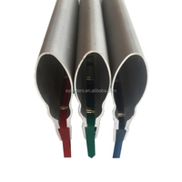 Spatule de sérigraphie avec logo personnalisé, manche en aluminium, lame en silicone