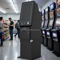 Игровой киоск OEM для выдачи призов с QR-кодом, выдачей наличных, сенсорным экраном, принтером Pyramid, онлайн-видеоигрой Fish Game (на английском языке)