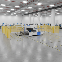 Machine de pliage automatique de tôles d'aluminium CNC, plieuse de panneaux motorisée, centre de pliage flexible haute productivité, entièrement automatique pour treillis