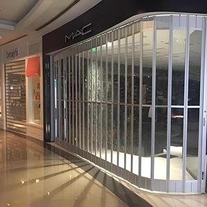 Porta Scorrevole Moderna Personalizzata in Policarbonato Trasparente, Porta Pieghevole in Cristallo, Elegante e Bella, Ignifuga e Antifurto - Product Image 4