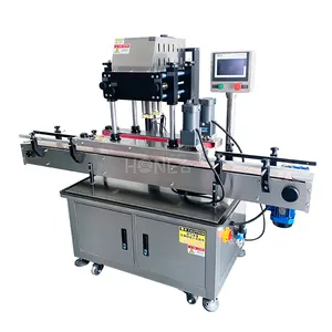 Hone Plastic bottle screw capping machine hand sanitizer production line automatic bottle capping machine for liquid soap