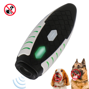 Ultrasonic Dog Repellent Handheld Bark Control Device <b>Battery</b> Powered Plastic Construction Scentless Animal Control Tool - Product Image 1