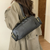Sac fourre-tout rétro Maillard pour femme, nouvelle mode hiver 2025, sac à bandoulière décontracté polyvalent